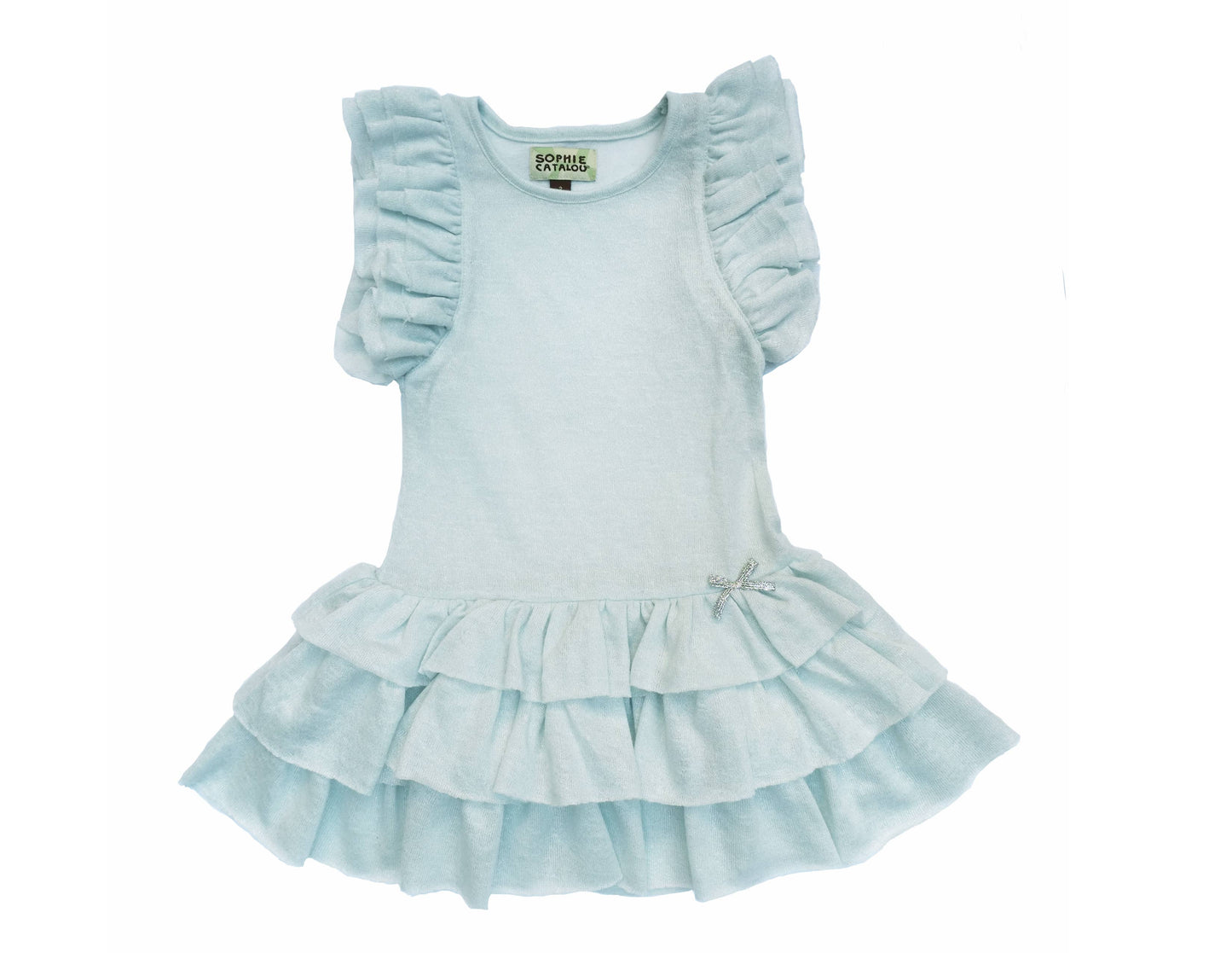 Metallic Foil Knit Morgan Dress