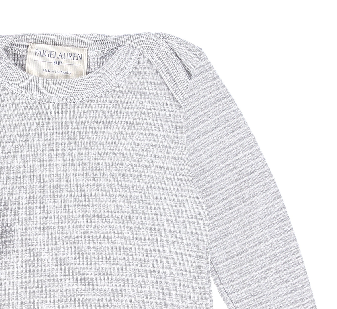 Eco-Rib Lap Tee Footie Pajama