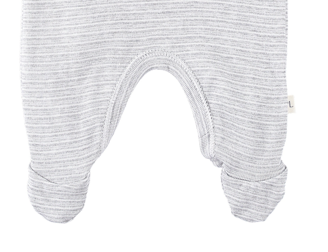 Eco-Rib Lap Tee Footie Pajama