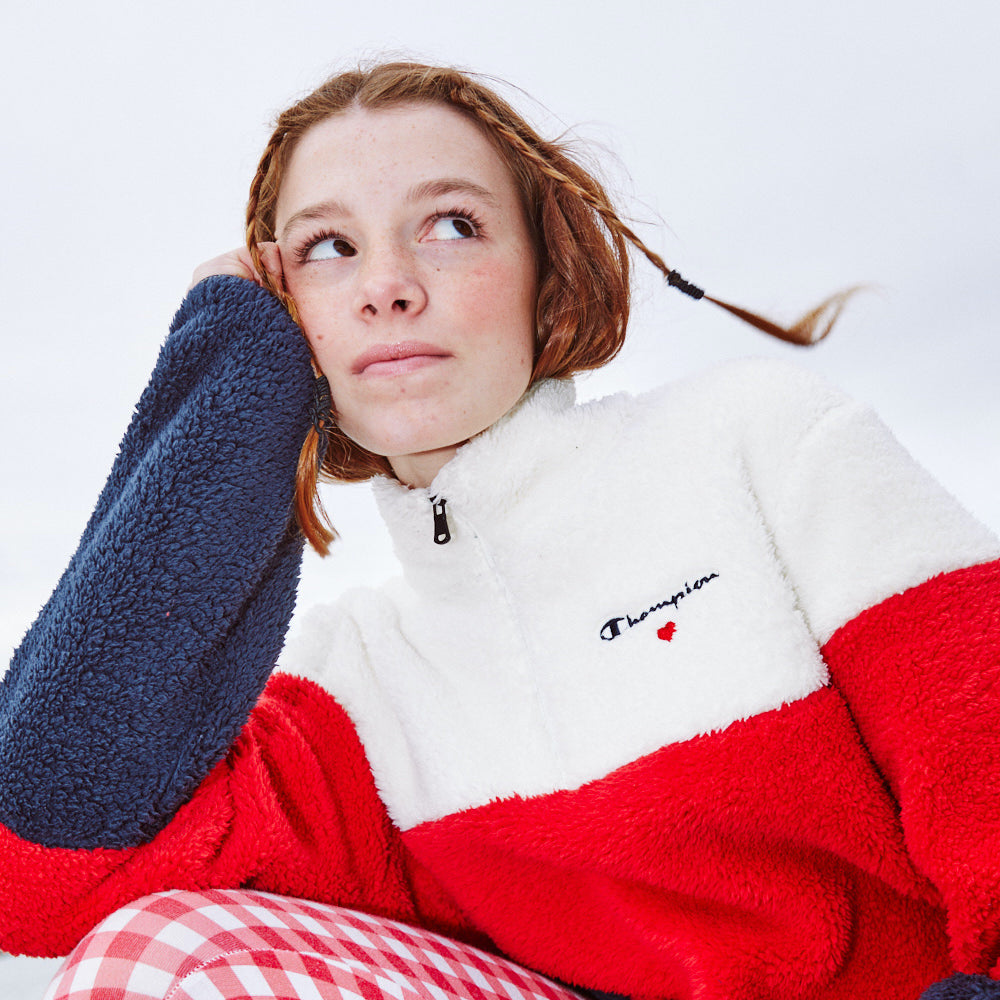 Polaire tricolore MC x Champion