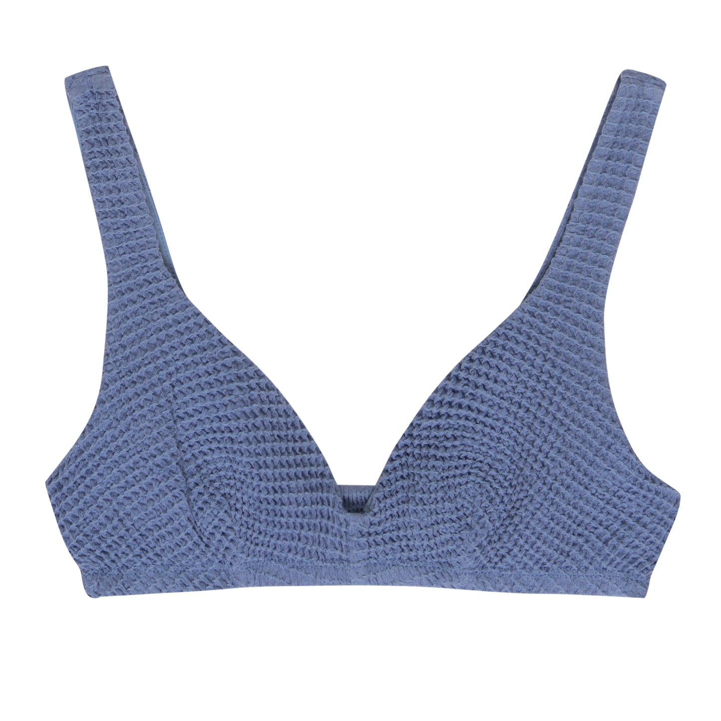 waffle bralette denim