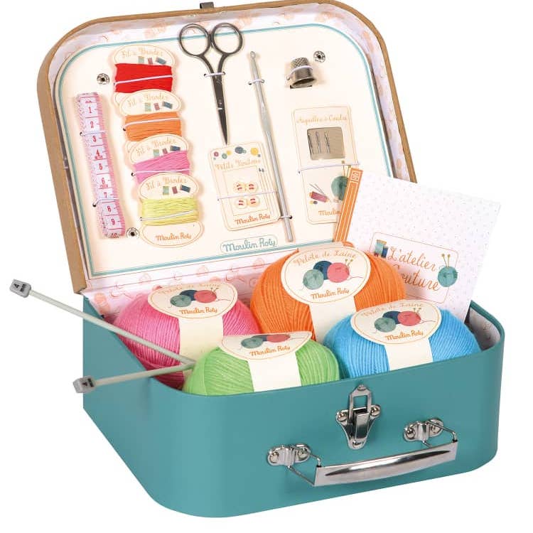 Suitcase Sewing & Knitting Set