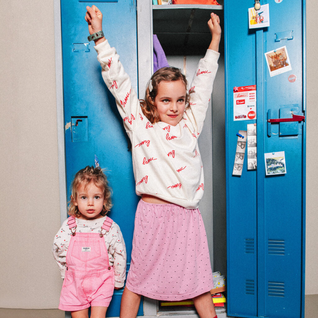 Sweat new all over Bisou kid