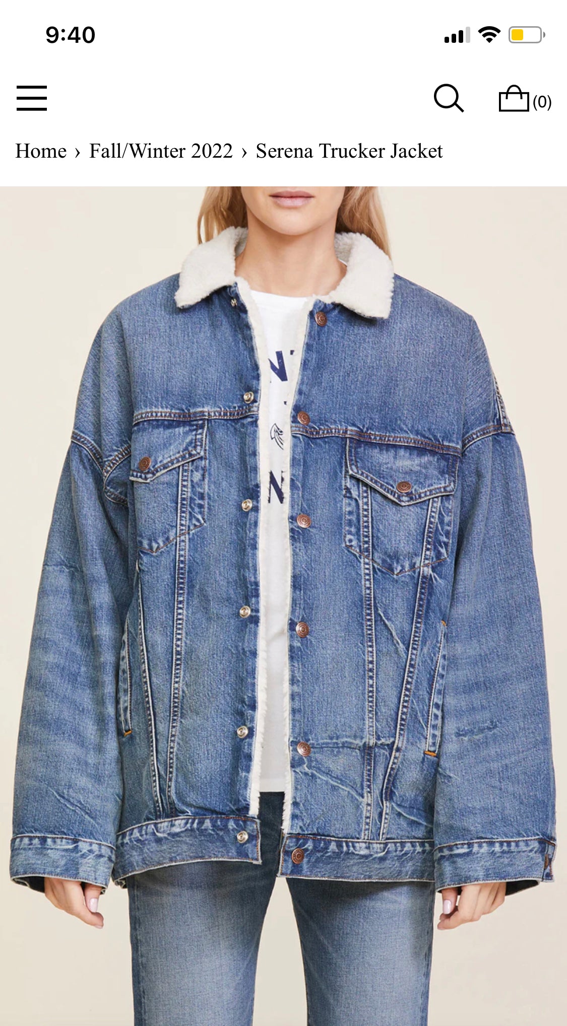 Serena trucker jacket