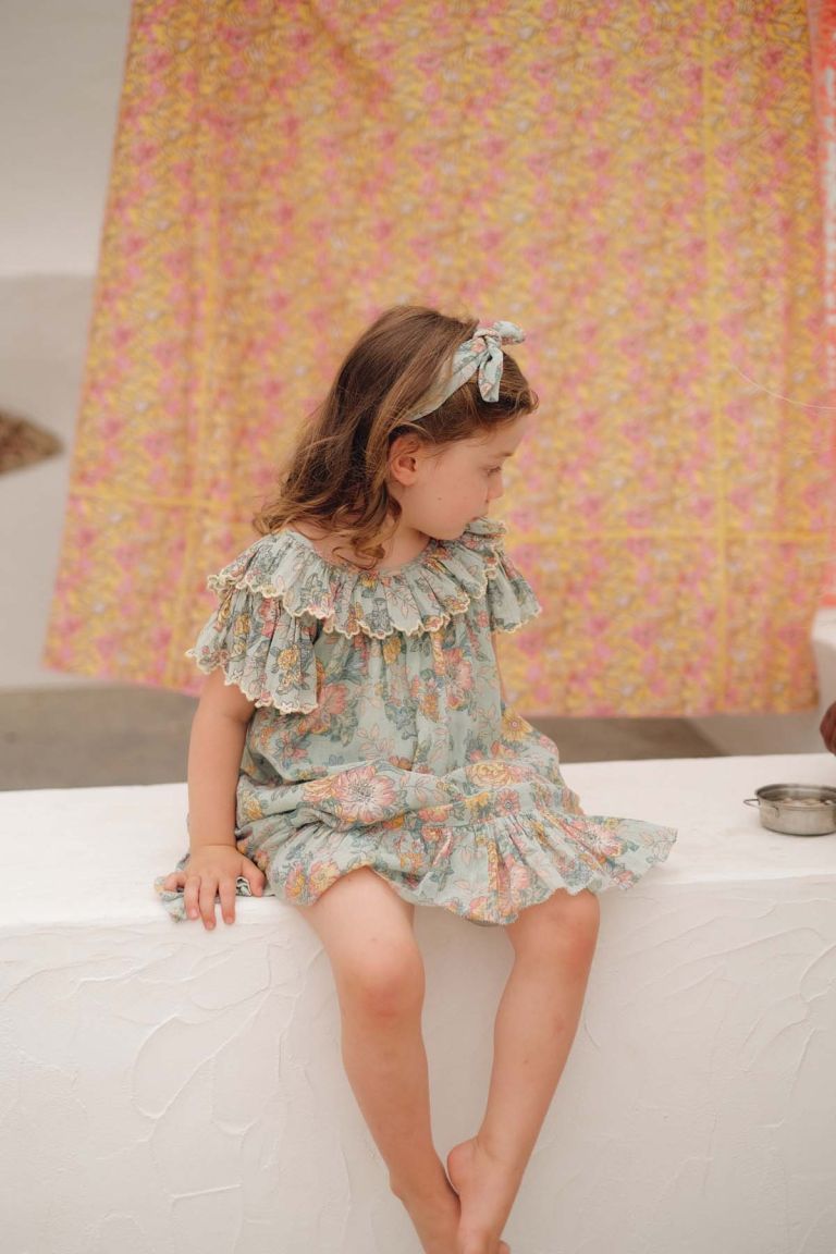Natiya Dress - Water Jodhpur Flower