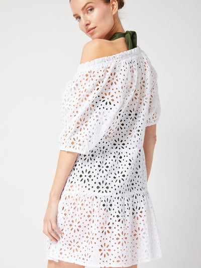 Kelly Dress Fresh White Seaside Eyelet