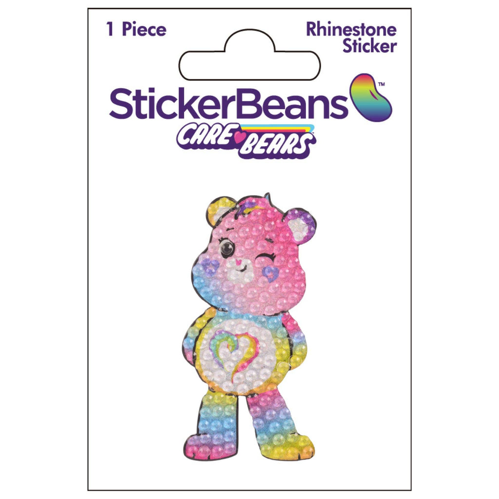 Togetherness Care Bear Rhinestone Sticker 2" Cut to Shape