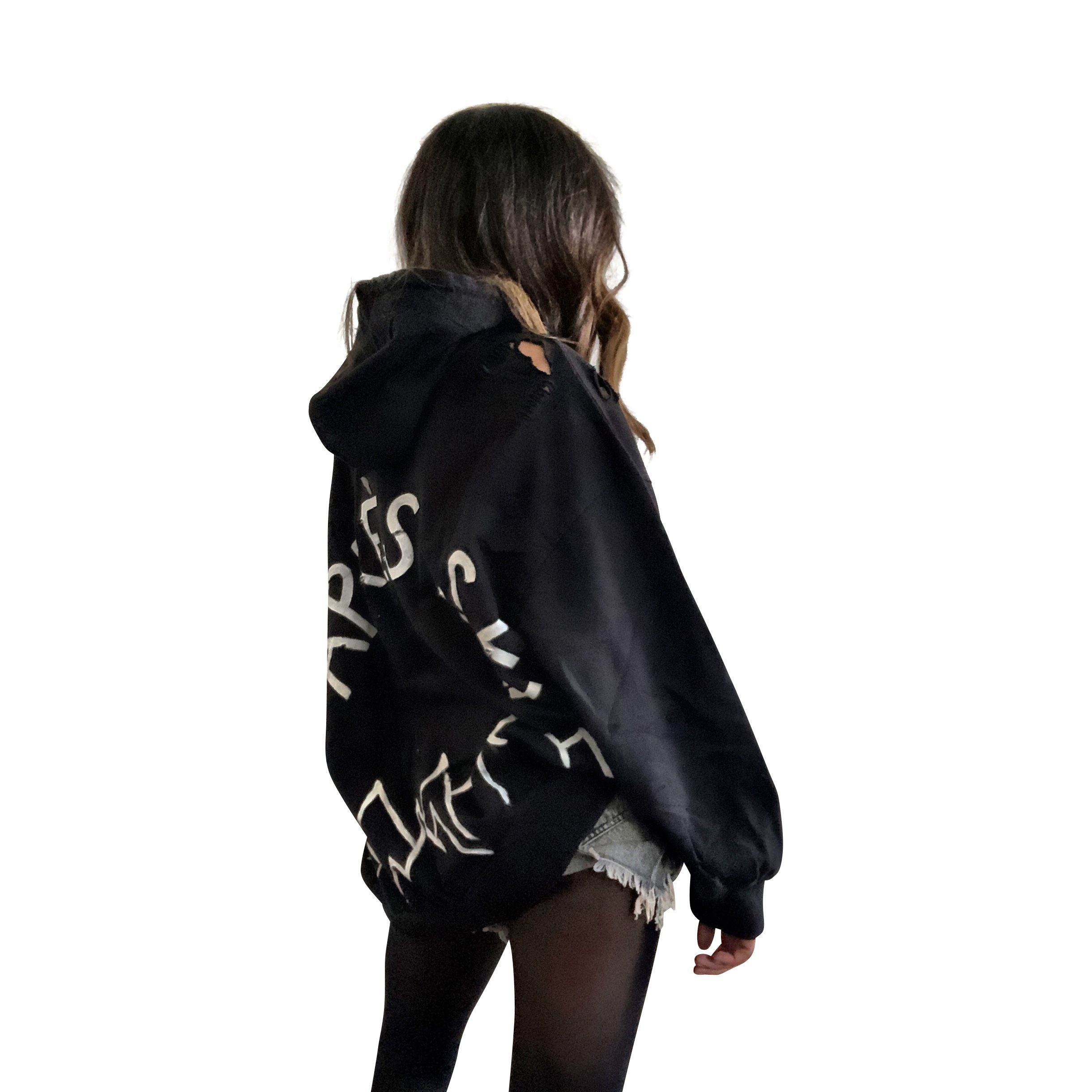 'APRES SKI' PAINTED HOODIE