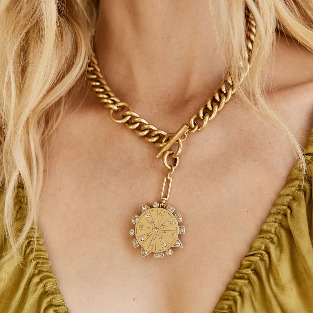 Odyssey Necklace Black Gold