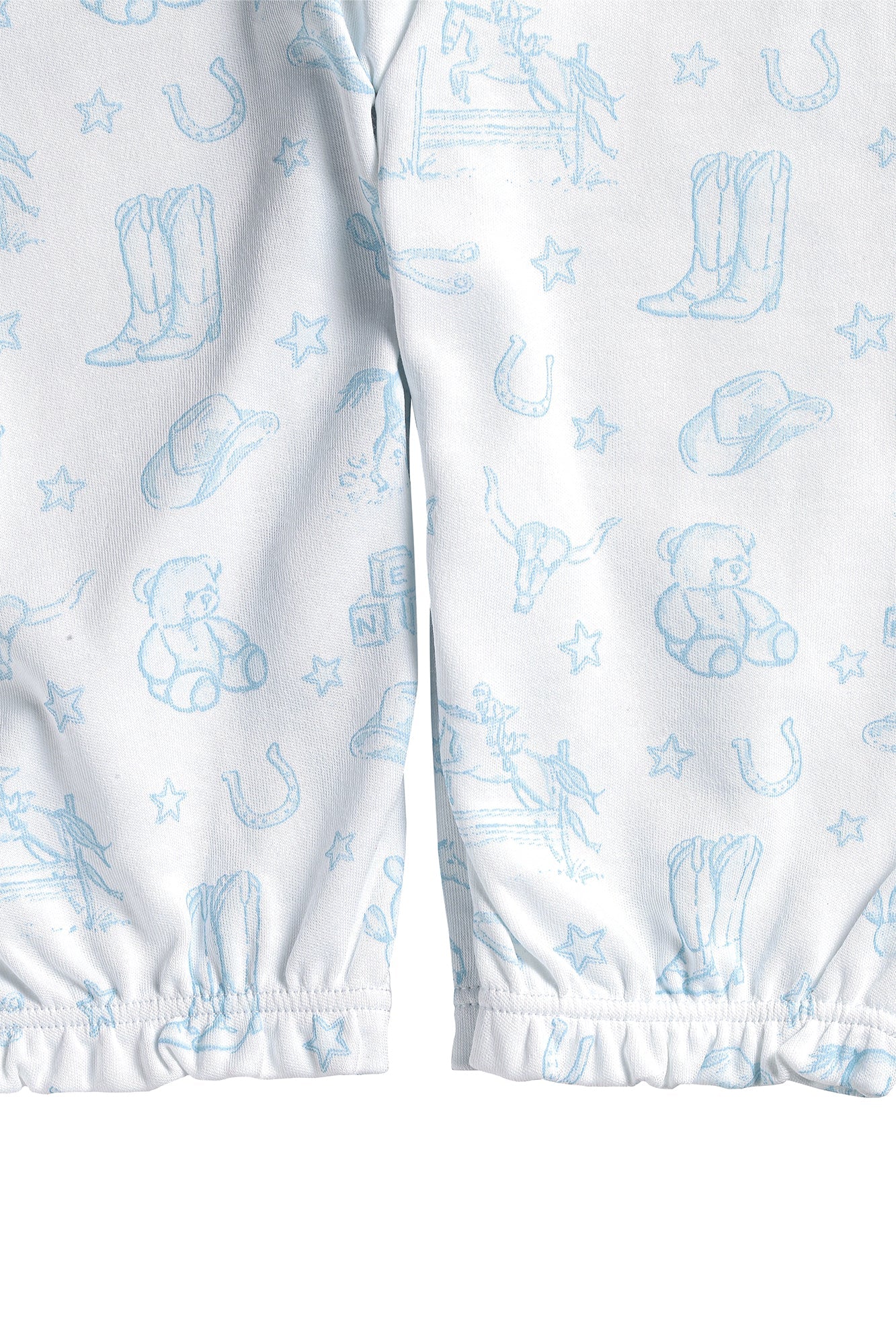 Blue Lone Star Toile Converter Gown