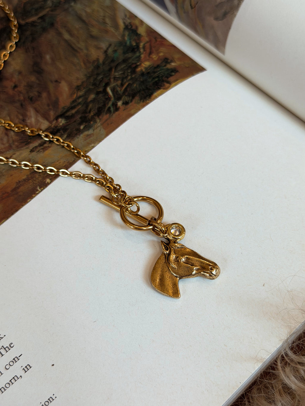 The Filly Necklace in Gold