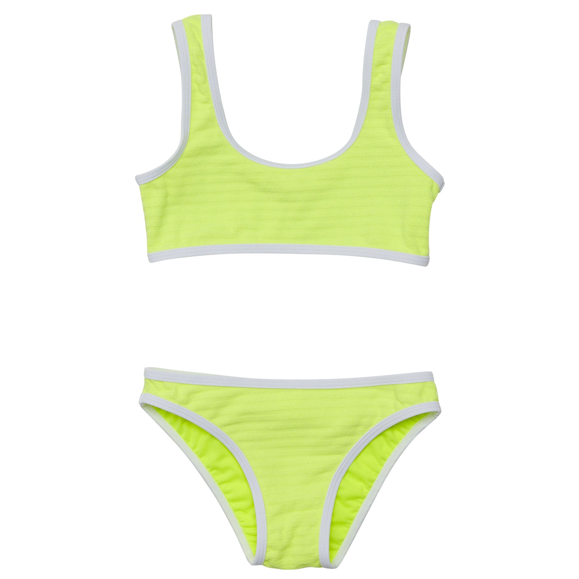 Citron Zest Crop Bikini