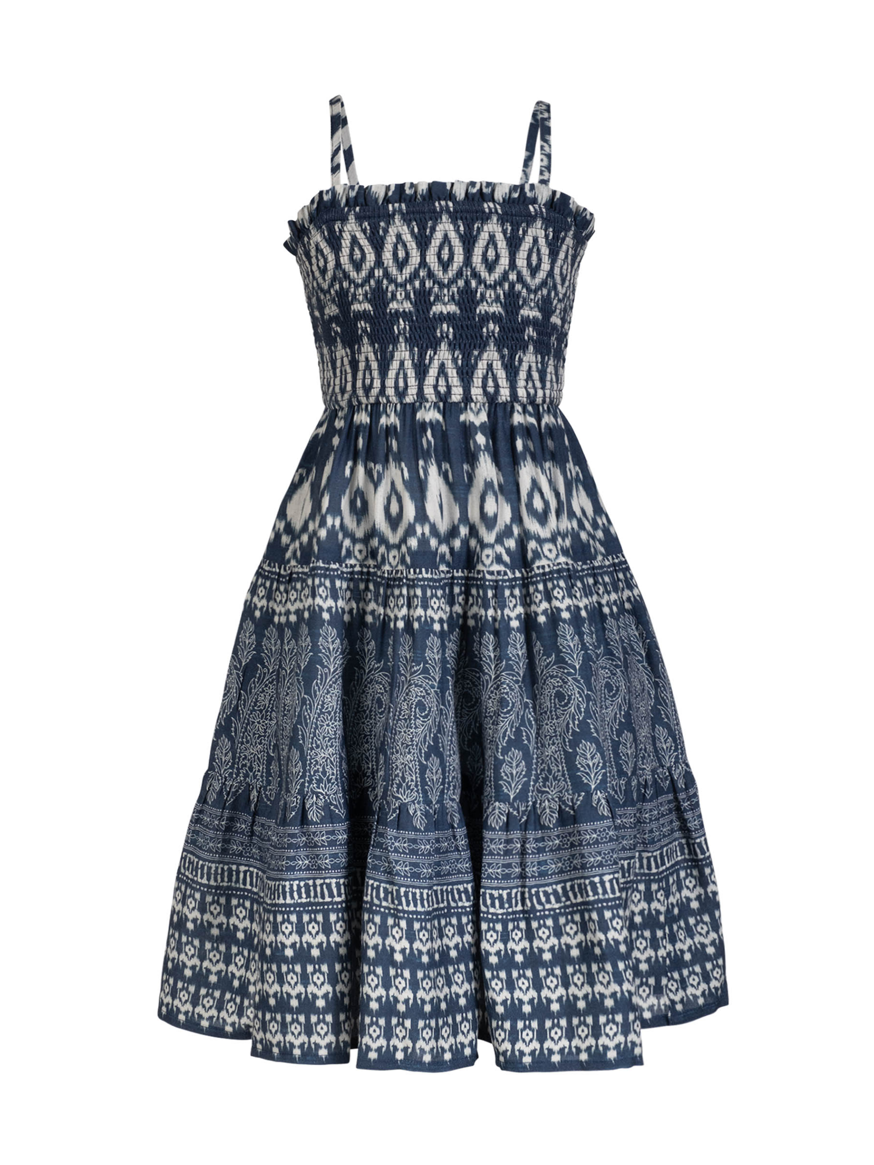 Girls Lila Dress In Tivara Ikat