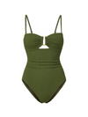 Juliette One Piece Olive Texture