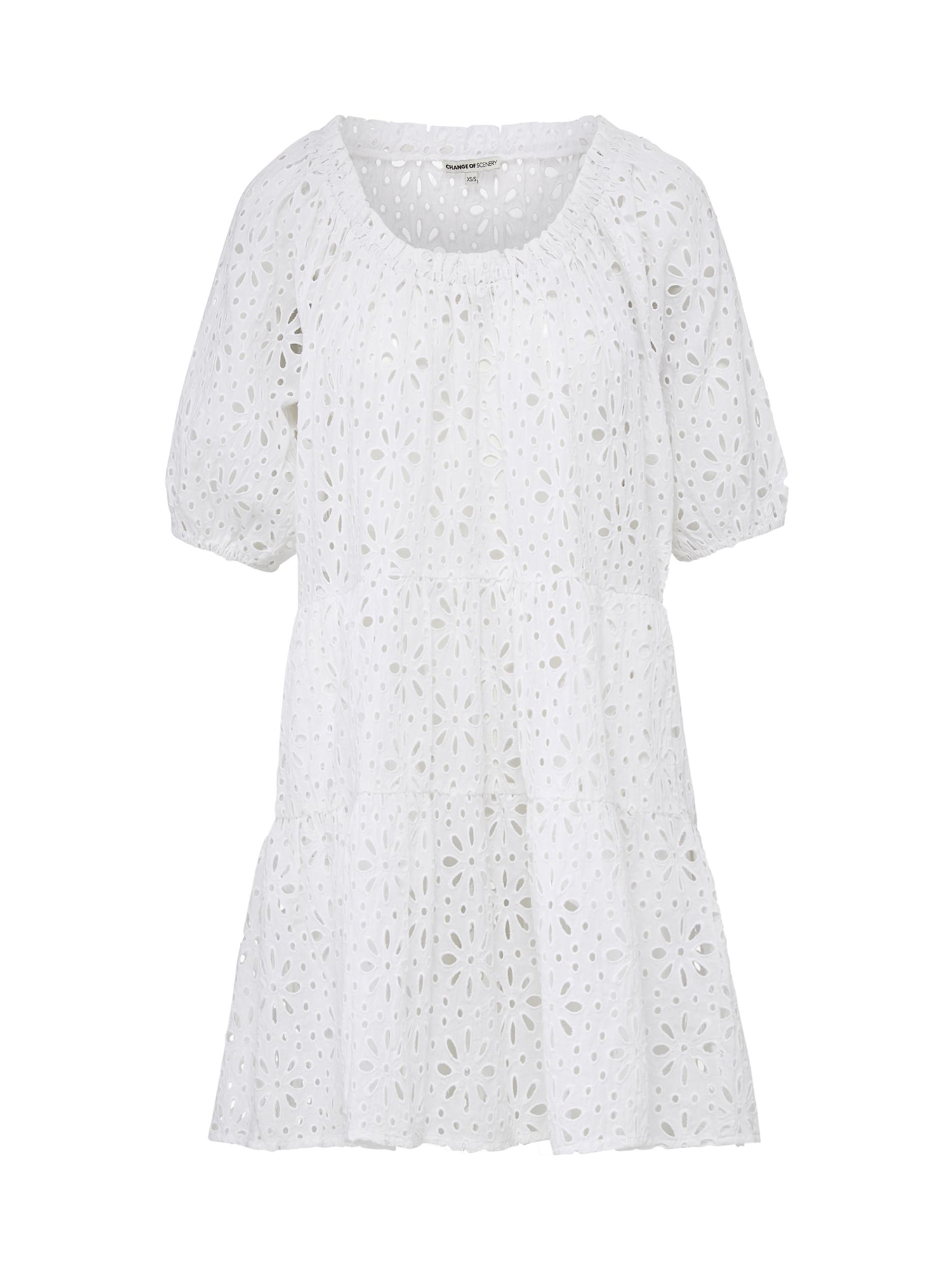 Kelly Dress Fresh White Seaside Eyelet