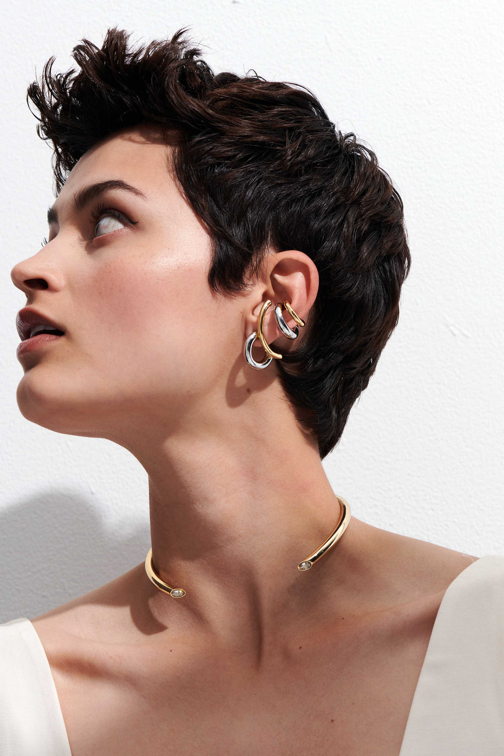 Vida Two-Tone Ear Cuff