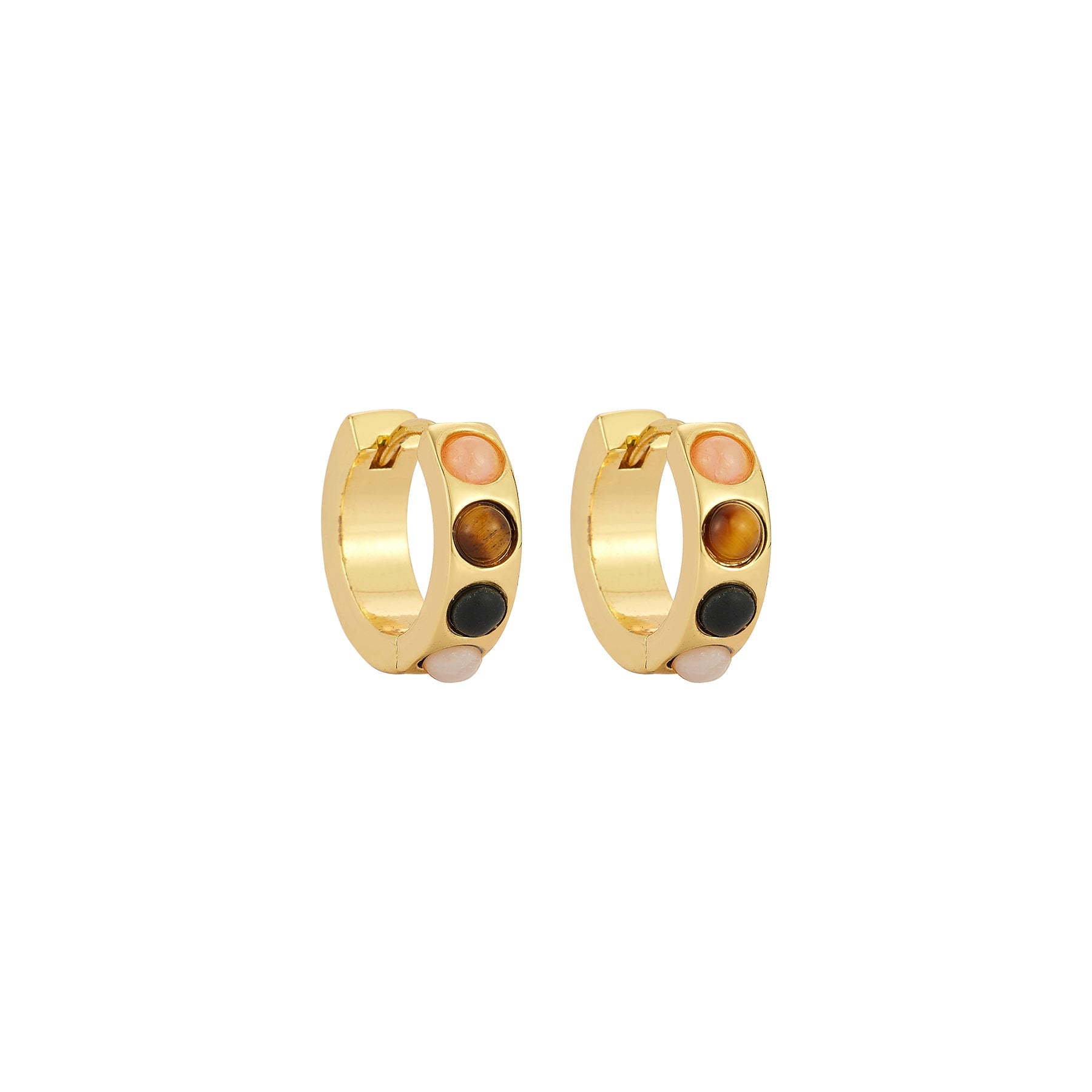 Mini Petra Huggie Hoops Multi