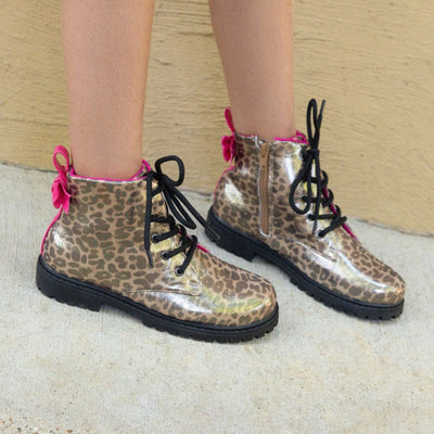 Miss Charlotte Boot in Leopard - Kids