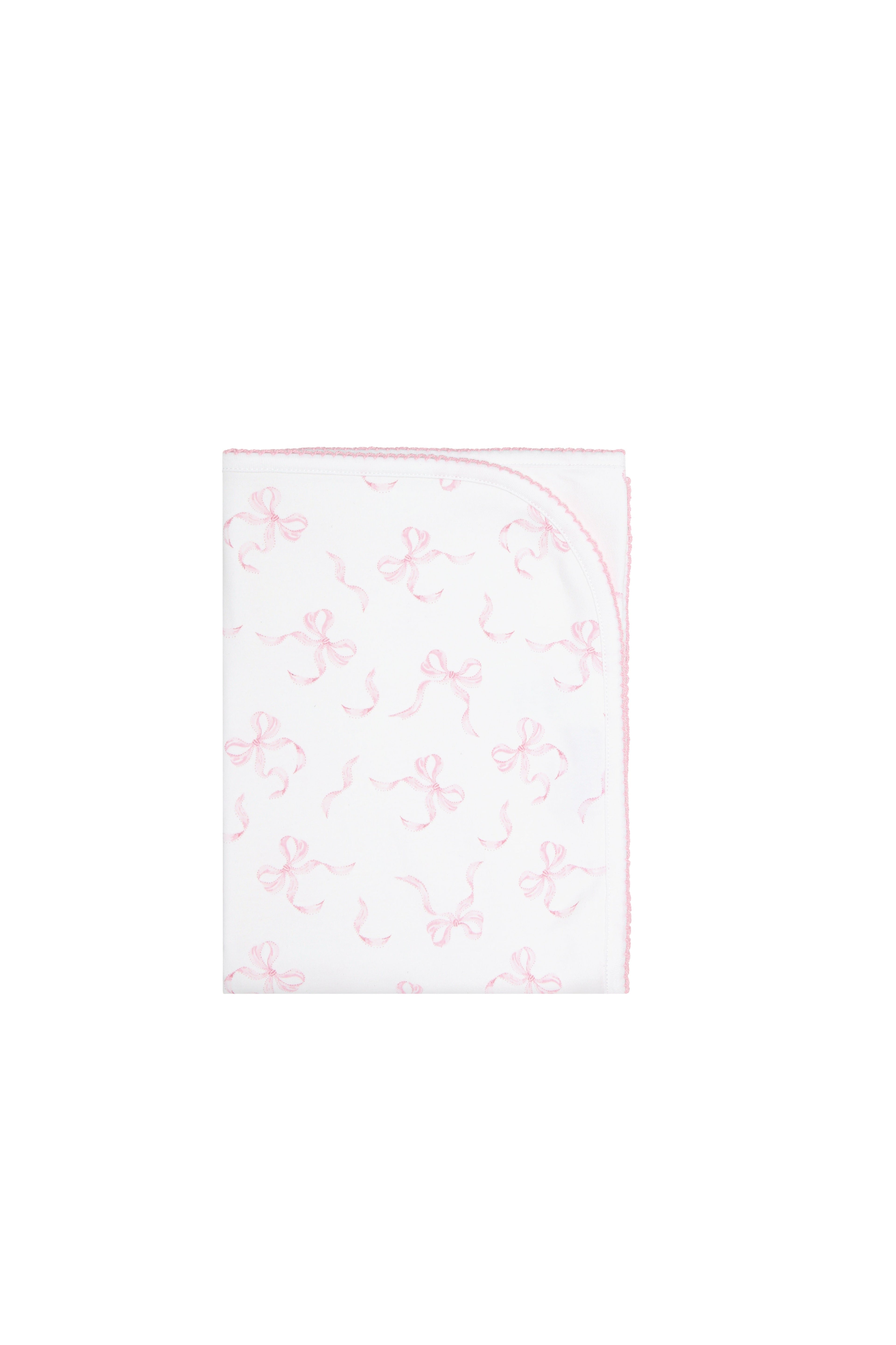 Charming Bows Print Blanket