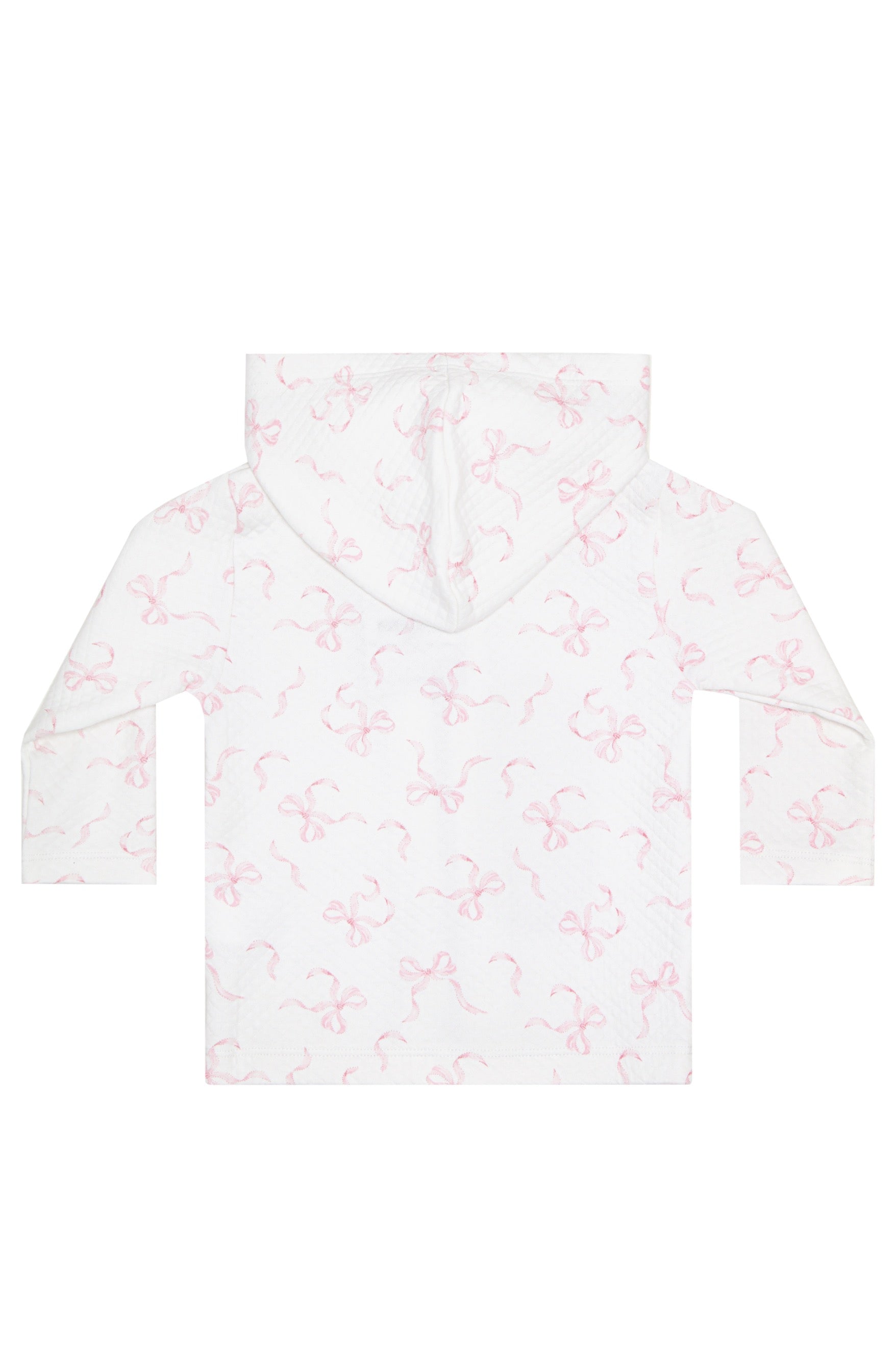 Charming Bows Print Jacquard Jacket