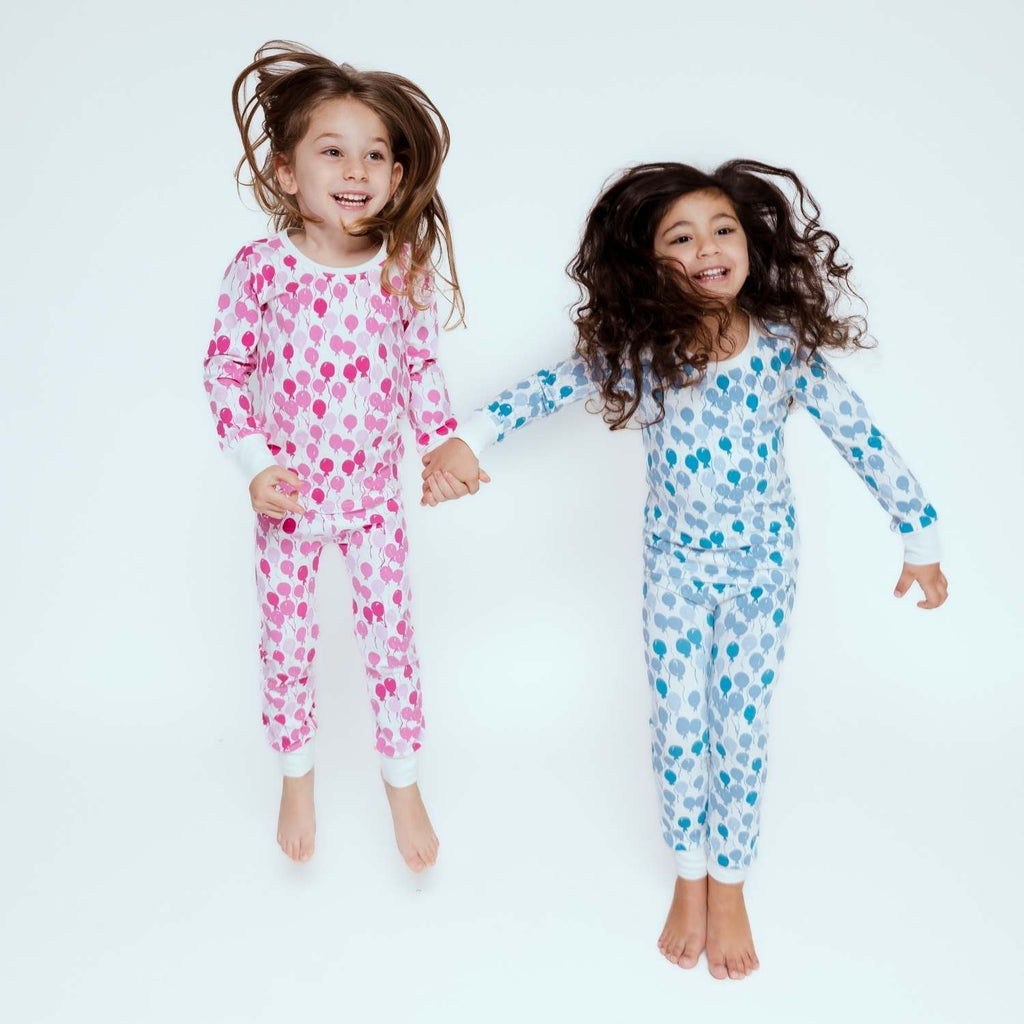 Kids Pajamas - Blue Balloons
