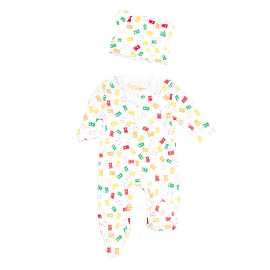 Gummy Bear Party Onesie + hat