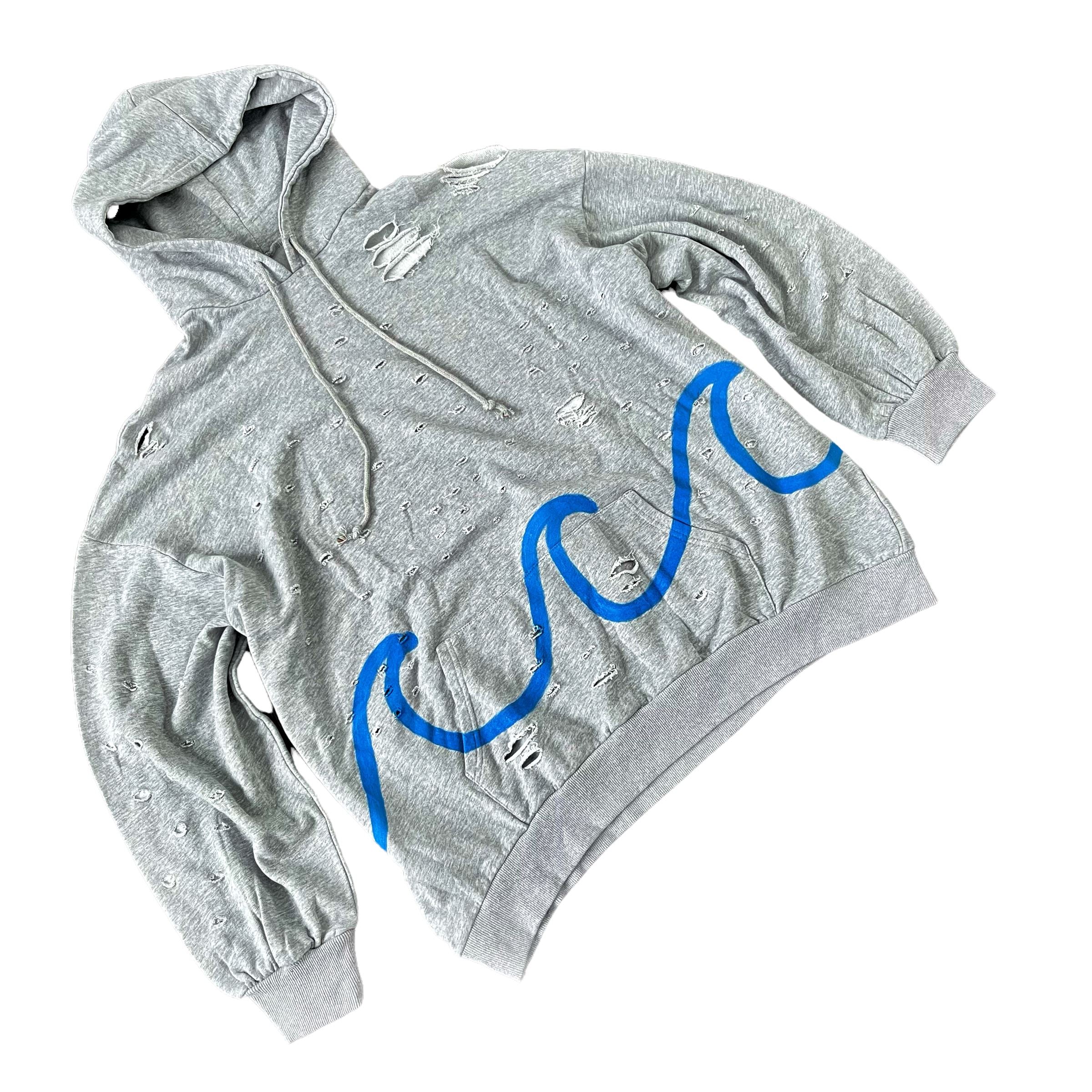 'Apres Sea' Painted Hoodie