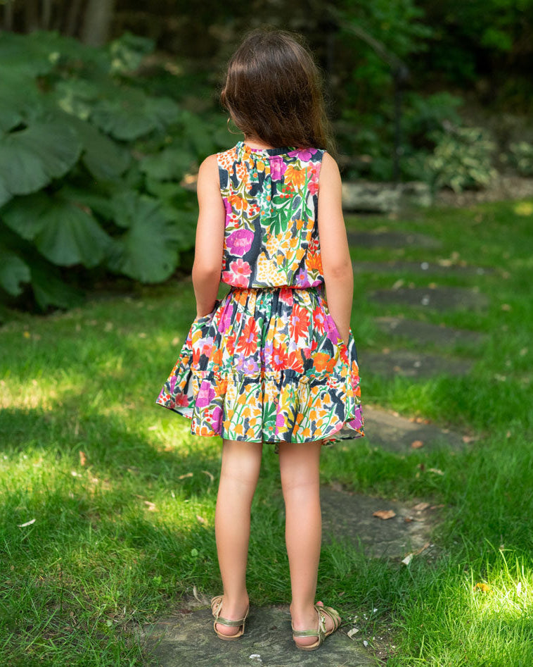 Girls Remi Dress In Gardenia