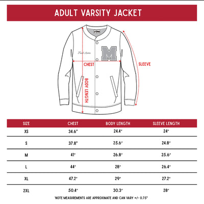 Personalized Adult Sweatshirt Varsity Jacket PURPLE/WHITE