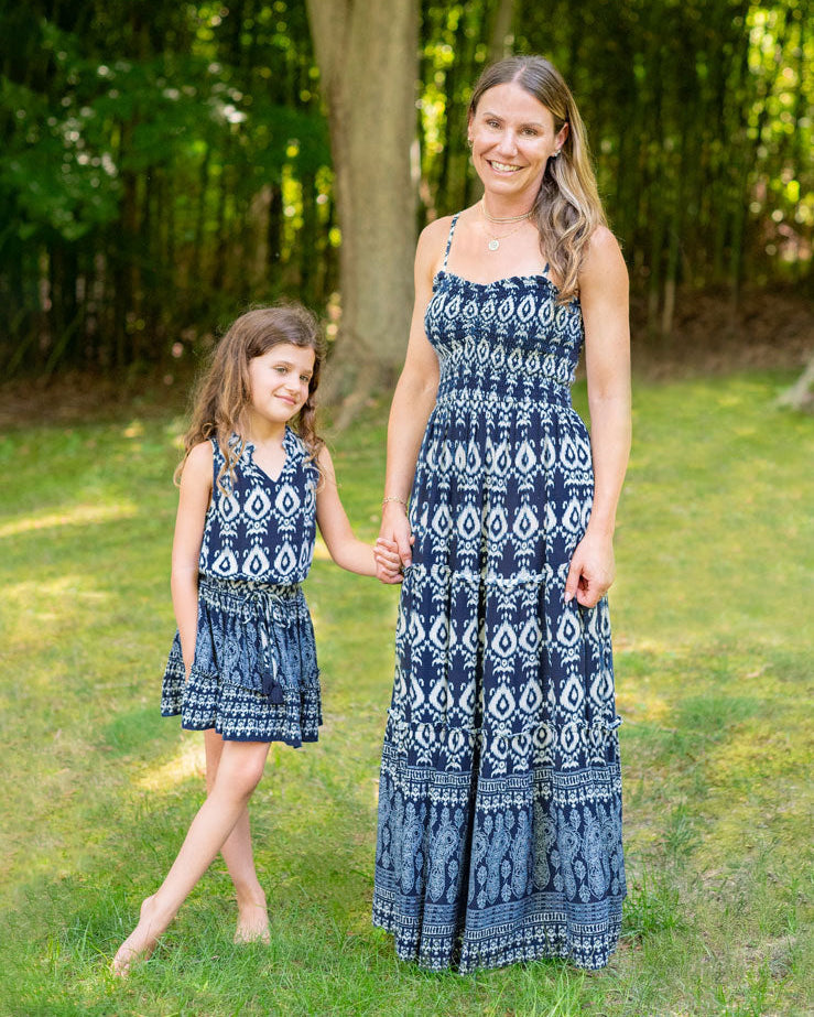 Girls Remi Dress In Tivara Ikat