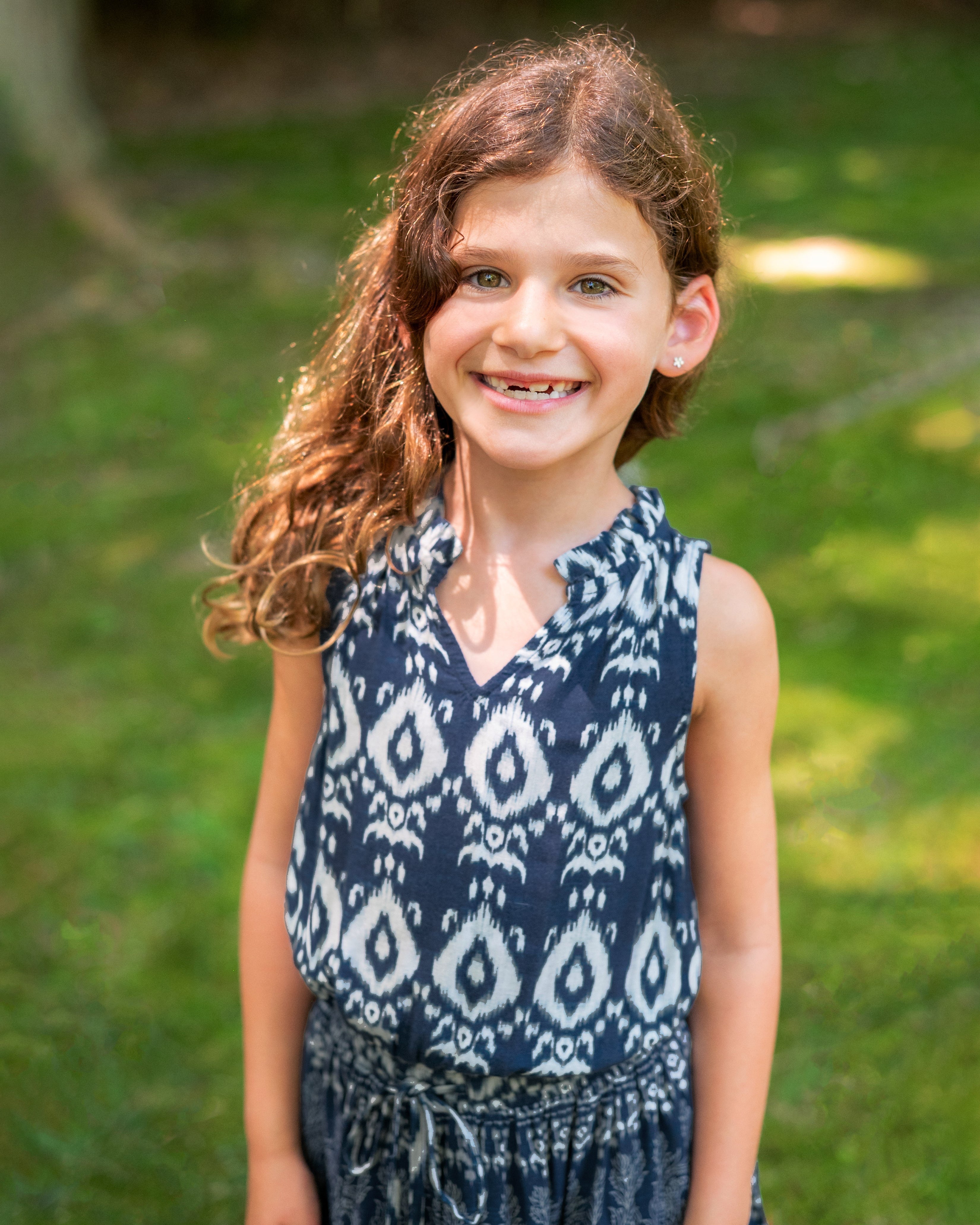 Girls Remi Dress In Tivara Ikat