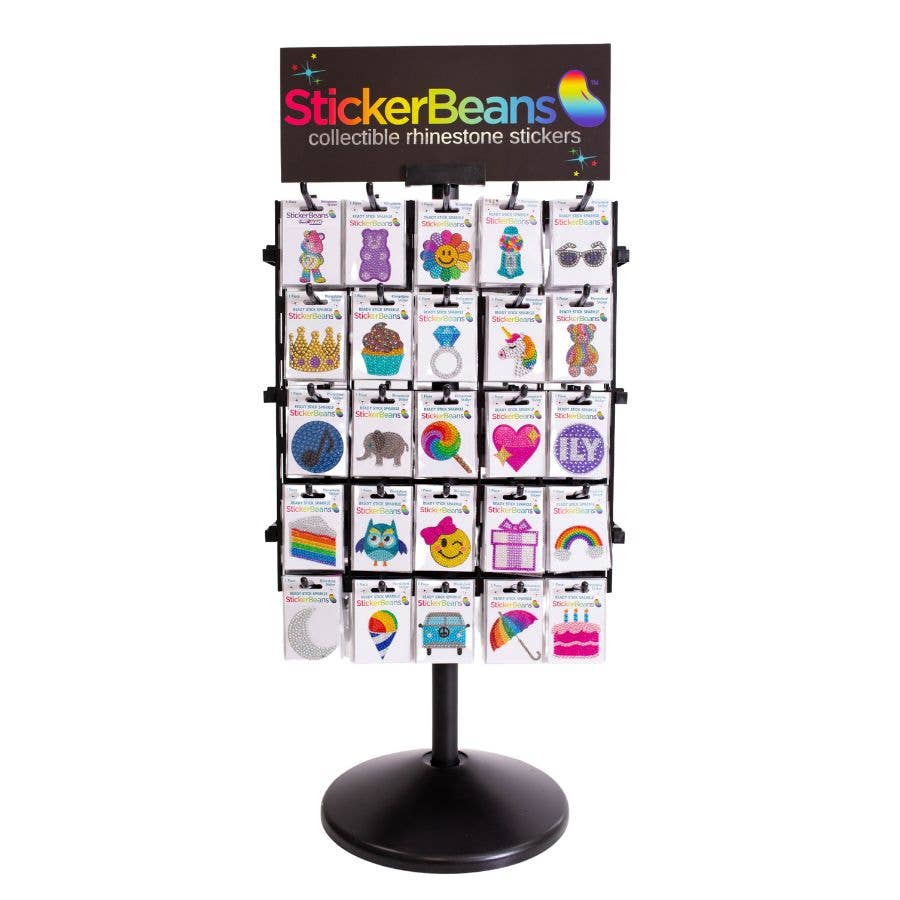 STICKERBEANS DOUBLE SIDED COUNTER DISPLAY