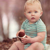 Organic Baby Ball Toy Set | Newborn Rattles - Football, Baseball & Basketball