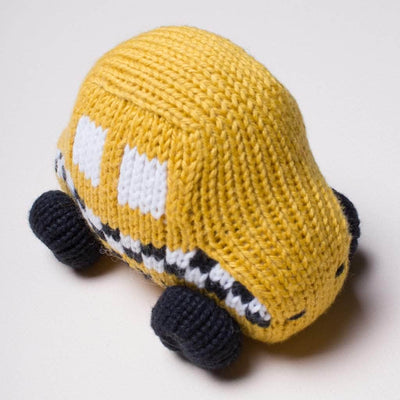 Organic Baby Taxi Toy Gift Set - MetroCard & Taxi Rattles