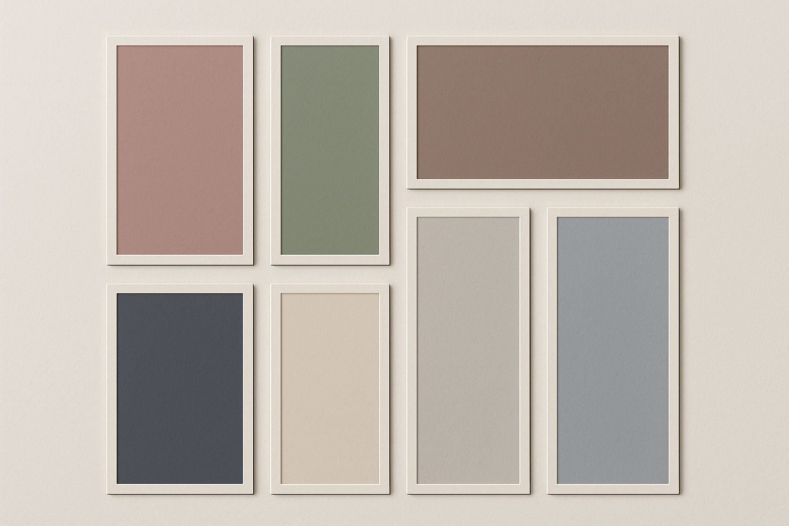 fashion swatches muted colors
