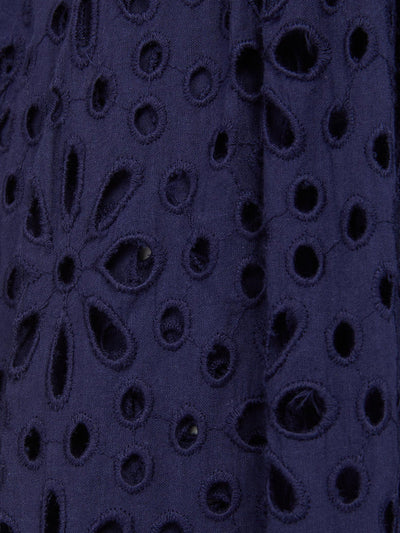 Kelly Dress Navy Seaside Eyelet