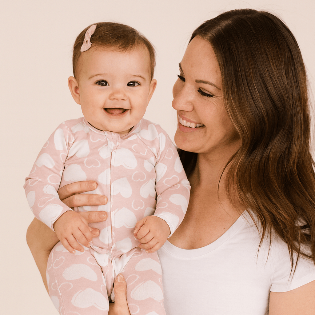 So Much Love Zipper Footie