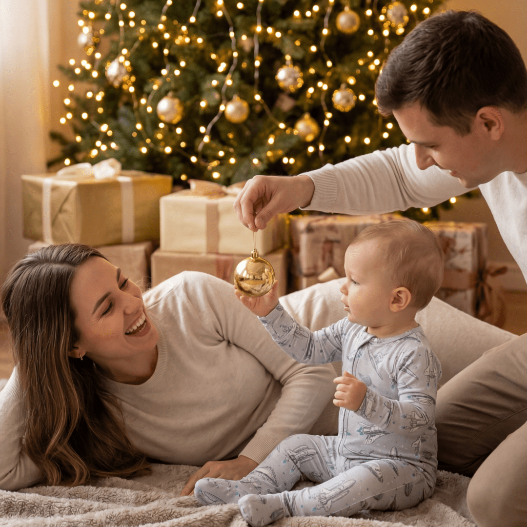 Up and Away Zipper Footie