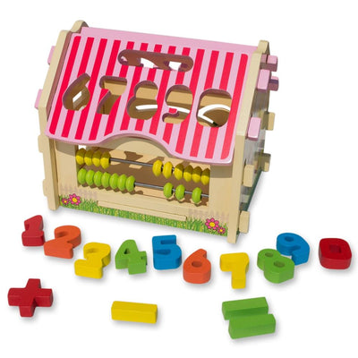 Learn to Count Abacus Calculator Wooden House