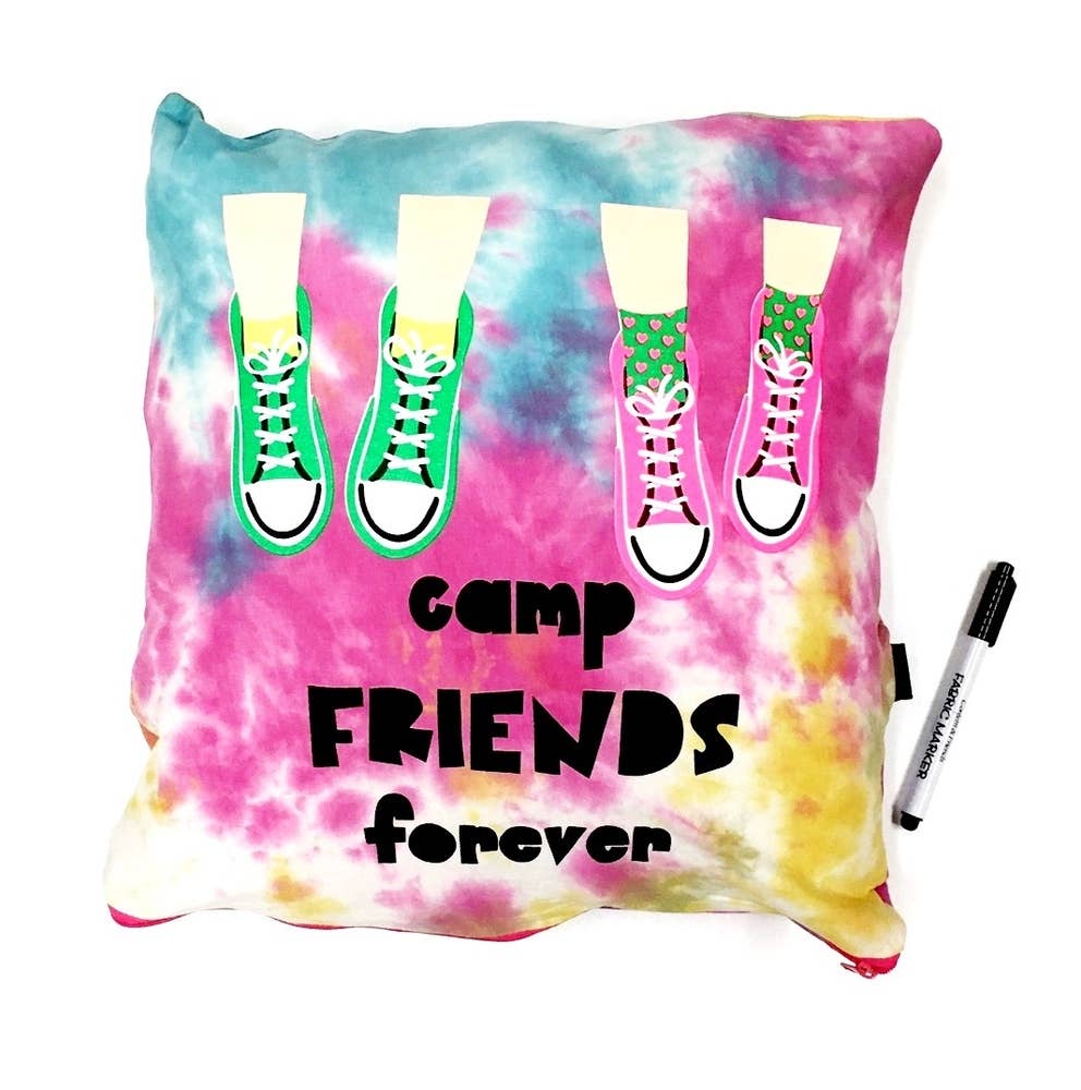 Camp Friends Forever Sneaker Love Autograph Pillow