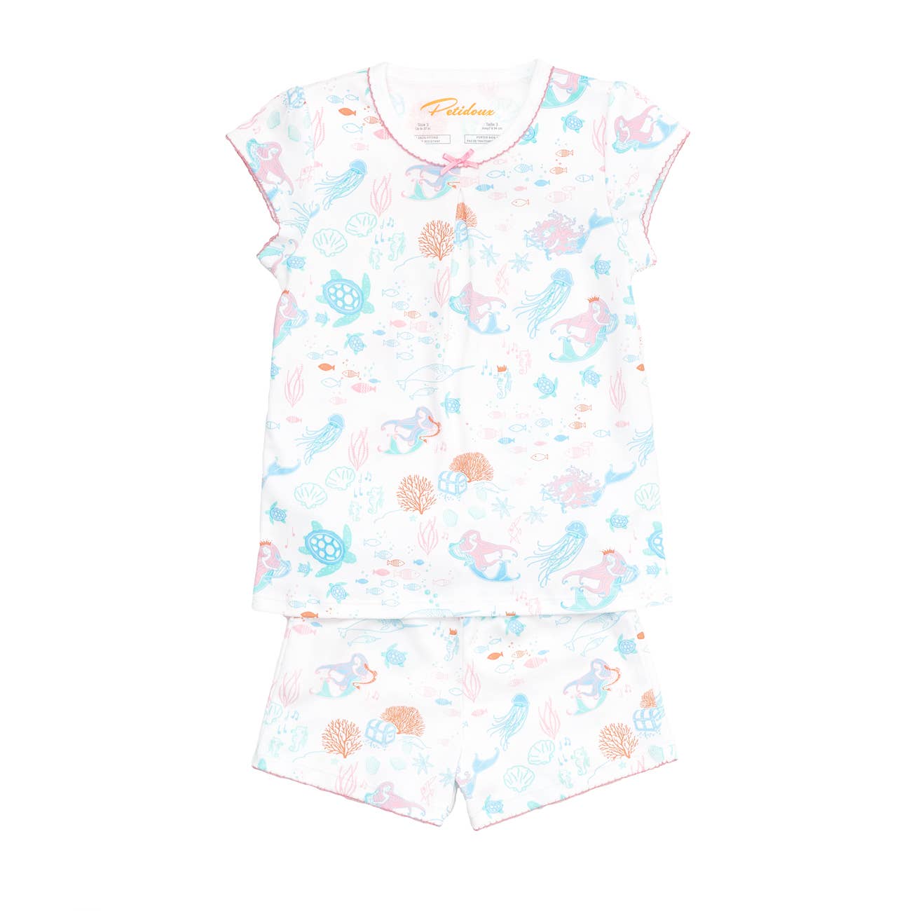 Mermaid Dreams Pima Short Kid Pajama