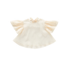 Organza Layered Flared Top - Cream
