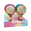 Rainbow Bristle Mirrored Hairbrush