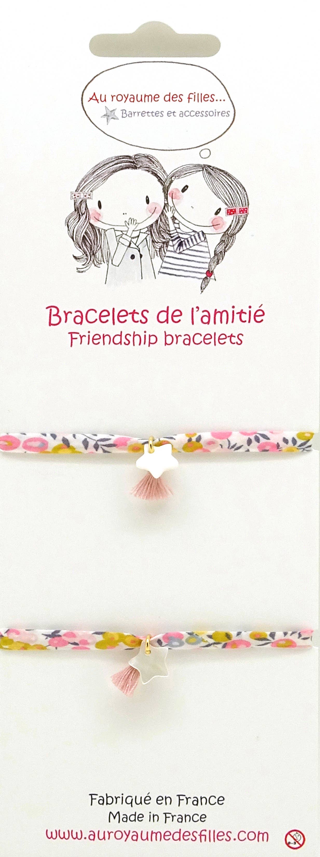 Bracelets amitié nacre étoile - Mother of Pearl Star Friendship Bracel -  Lexie