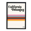California Dreaming Retro Giclée Art Print