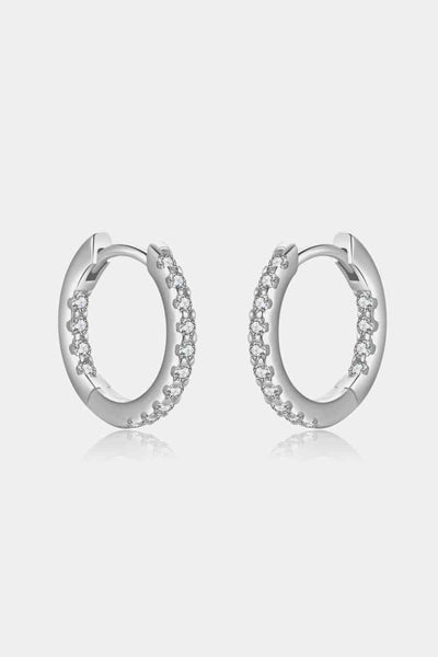 Front and Back Huggie Earrings