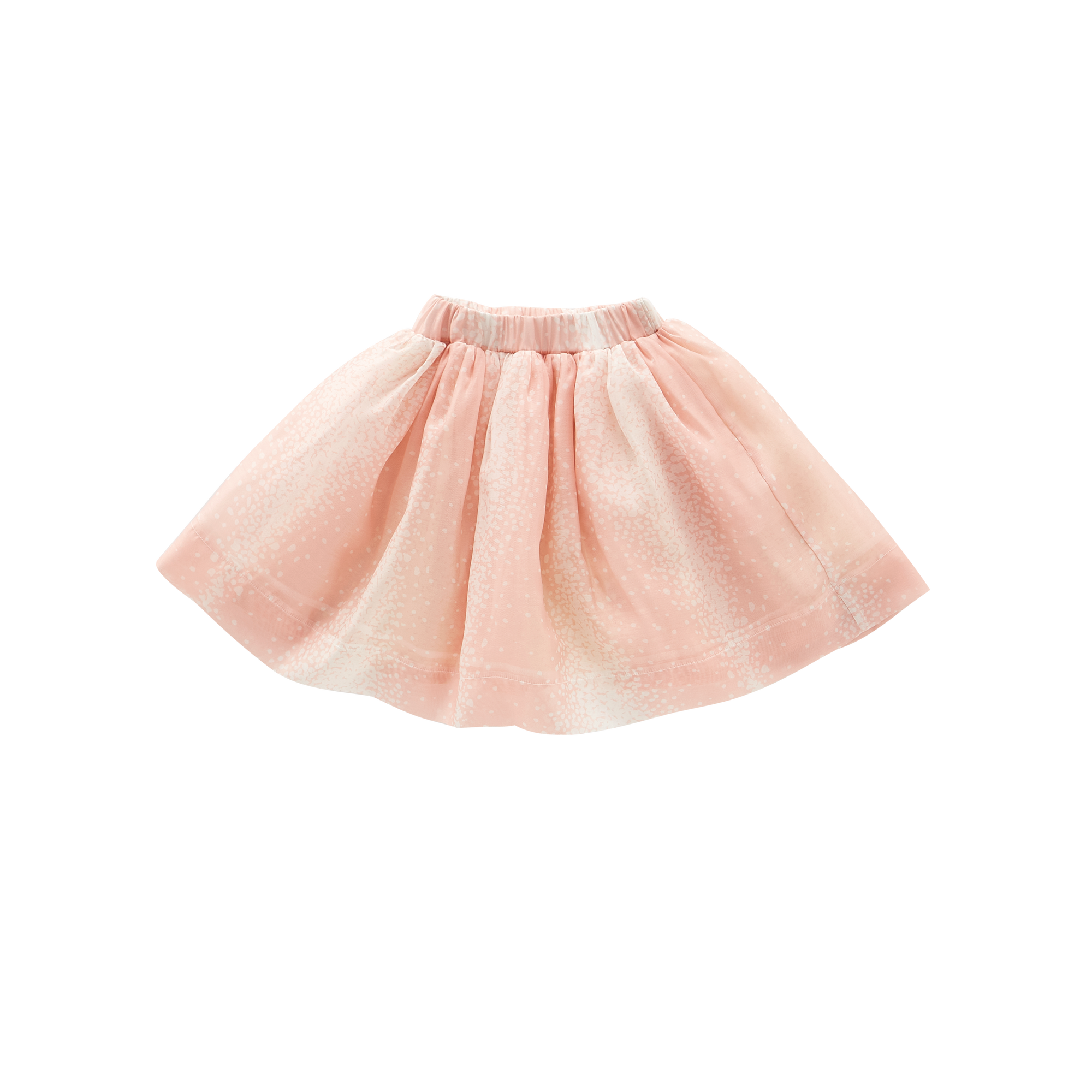 Layered Organza Party Skirt - Pink