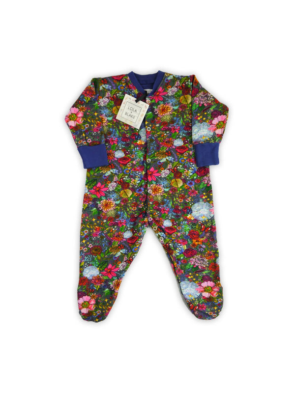 Floral Disco Babygro - Lexie