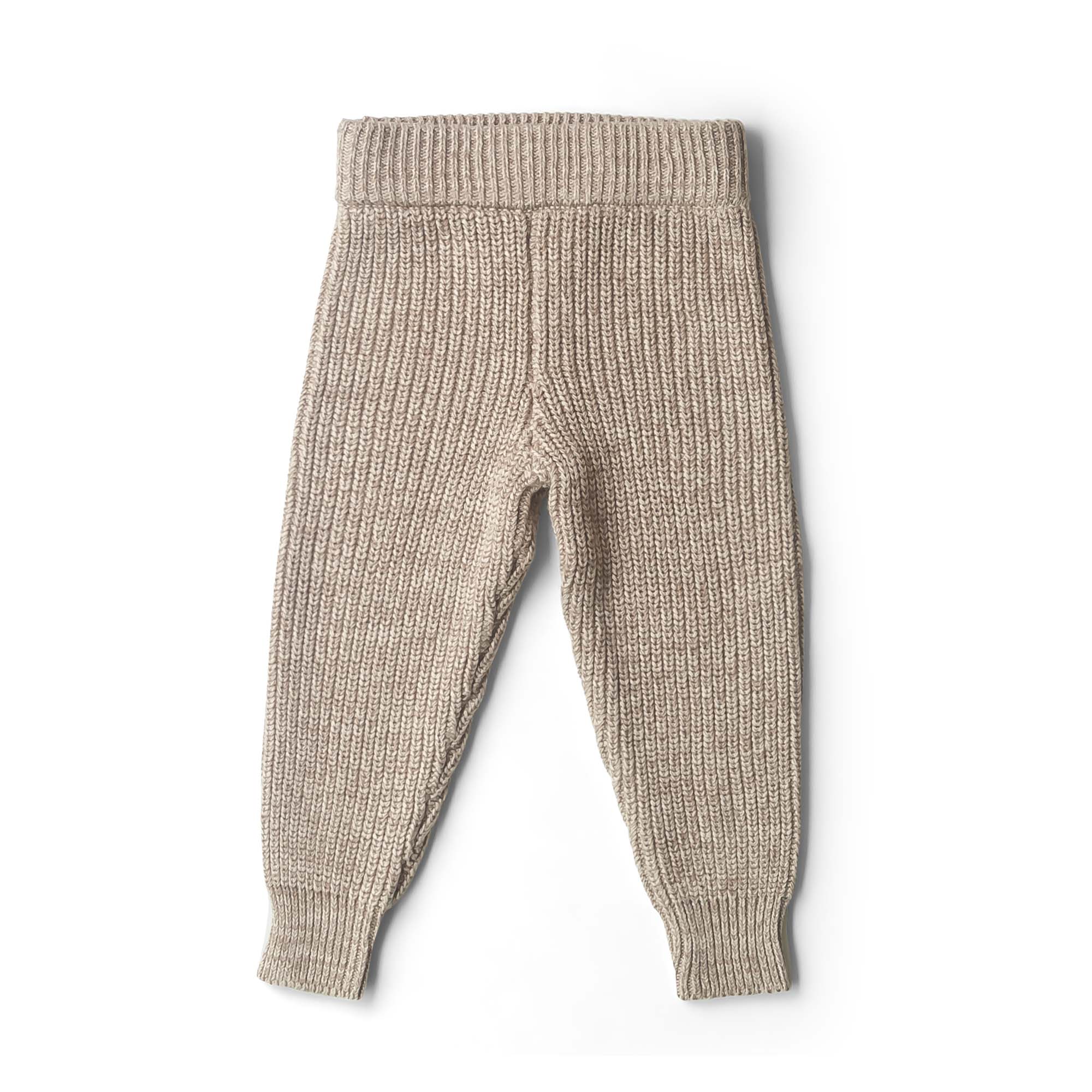 Organic Cotton Knit Pants - Pecan