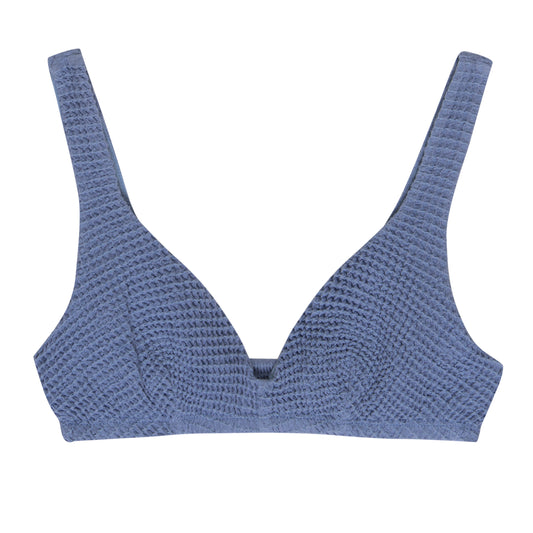 waffle bralette denim